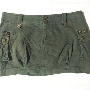 Military Medic Olive Drab Bubble Skirt